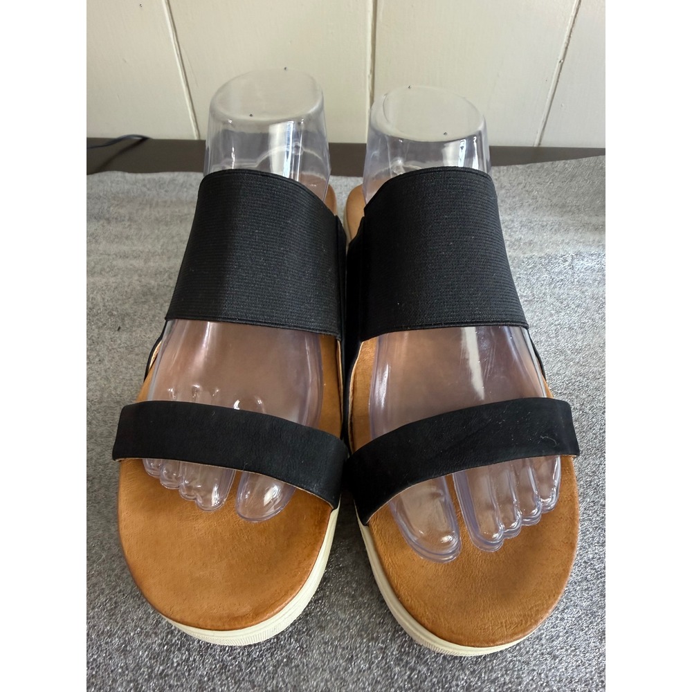 Gentle Souls by Kenneth Cole Sandals‎ Women's 9.5 Comfort Elastic Platform Wedge
